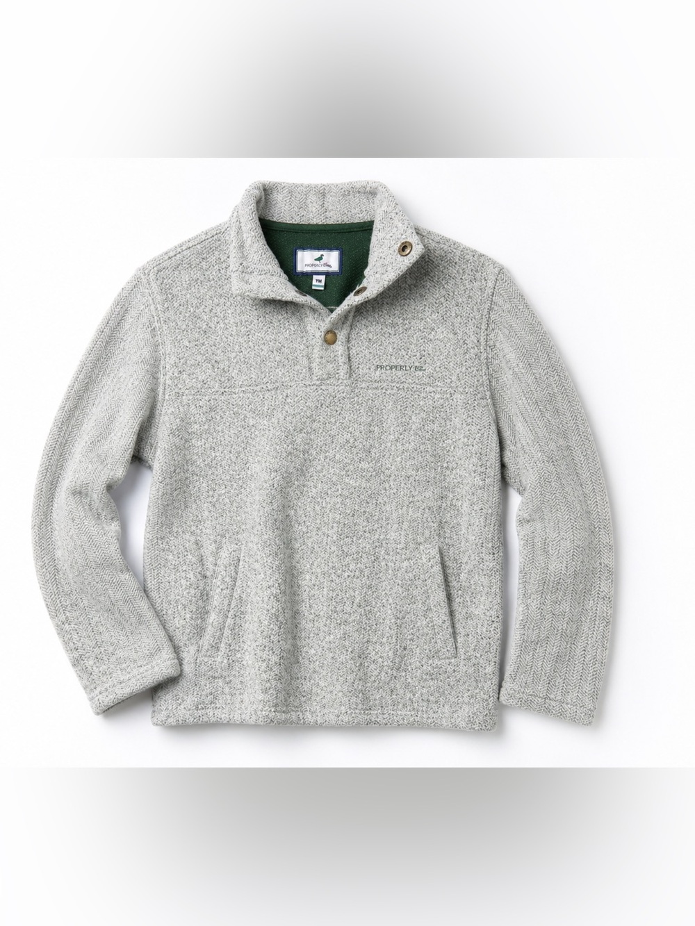 Properly Tied Boys Upland Pullover Youth M